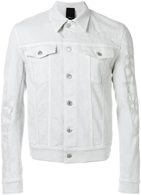 Dior white denim jacket